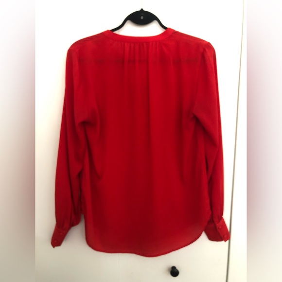 H&M red casual blouse - Picture 3 of 4